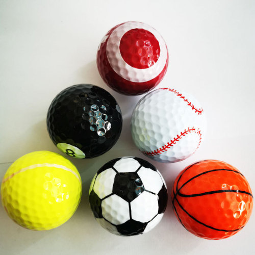 Manufacturer supplies golf sports competition set including golf balls, practice balls, and second-level gift balls