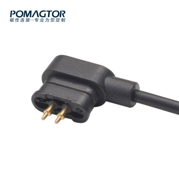 Professional customized 2PIN intelligent device magnetic attachment plug magnetic charging data cable connector public seat