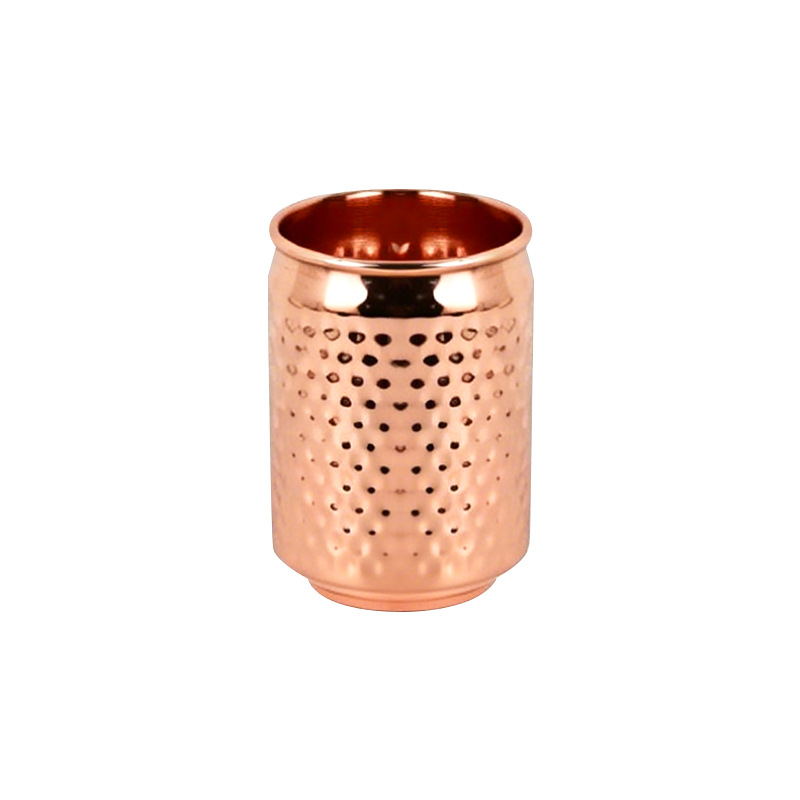 Ayurvedic viaje hervidor de agua fría de grado alimenticio taza de agua deportiva portátil al aire libre taza de cobre se puede personalizar