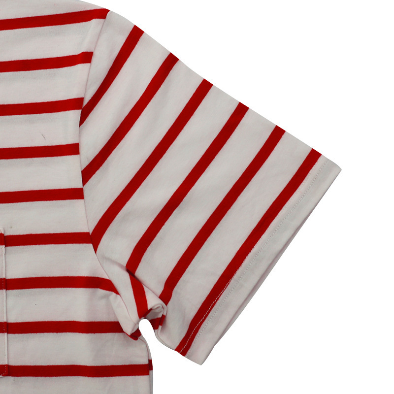 Men's Stripe T-shirt Men's Clothing display picture 32