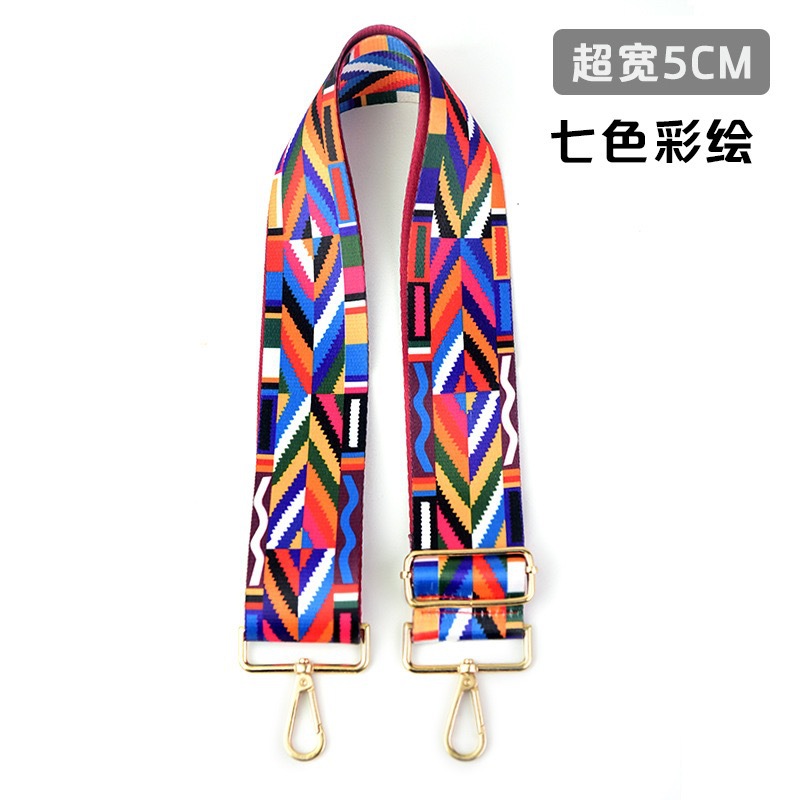 Bolso bandolera con accesorios ultra anchos, bolso de color, correa gruesa, correa de repuesto alargada, correa de hombro de bolso universal ajustable