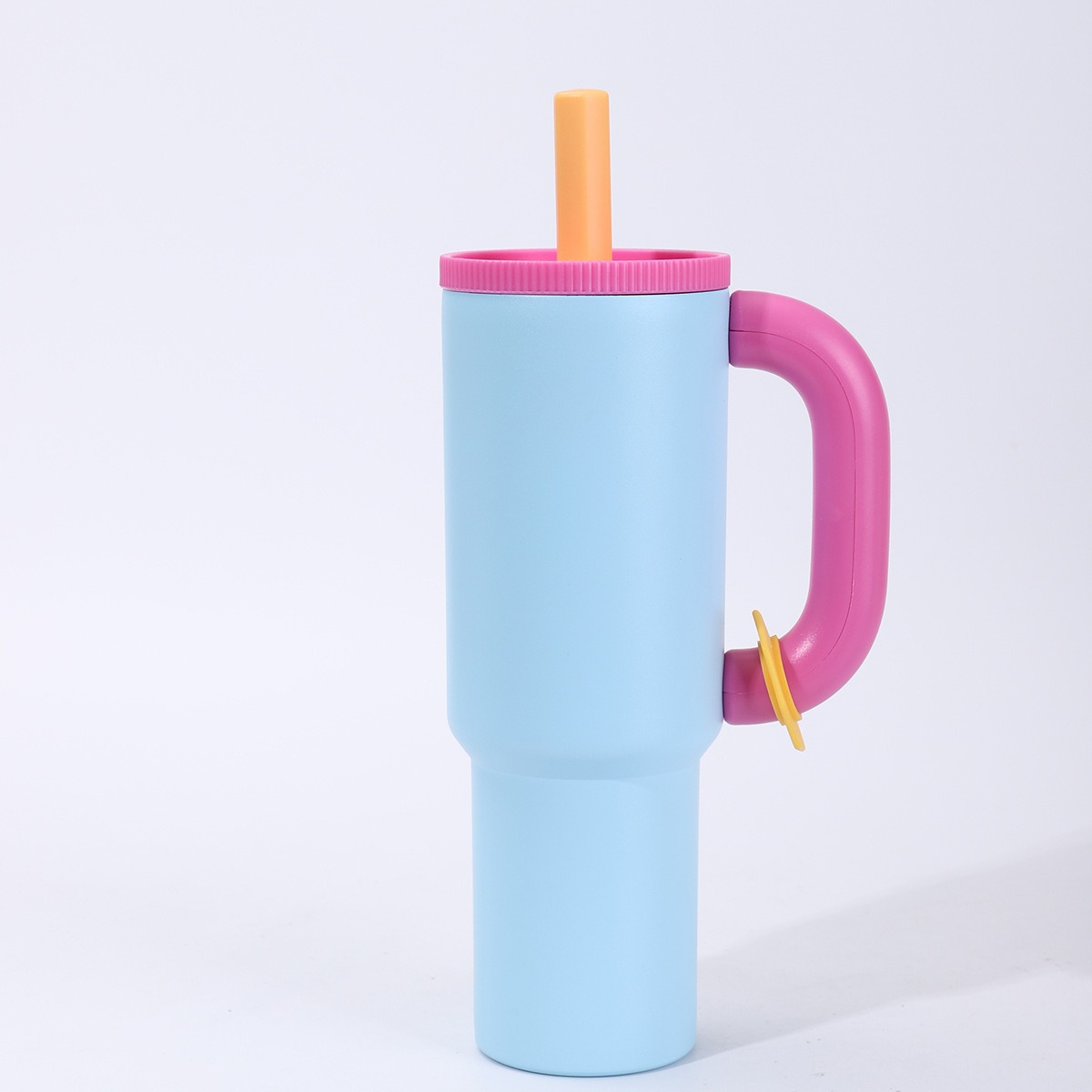 alto valor facial mango de dopamina taza de automóvil de gran capacidad 304 taza de aislamiento de acero inoxidable taza de hielo portátil al aire libre