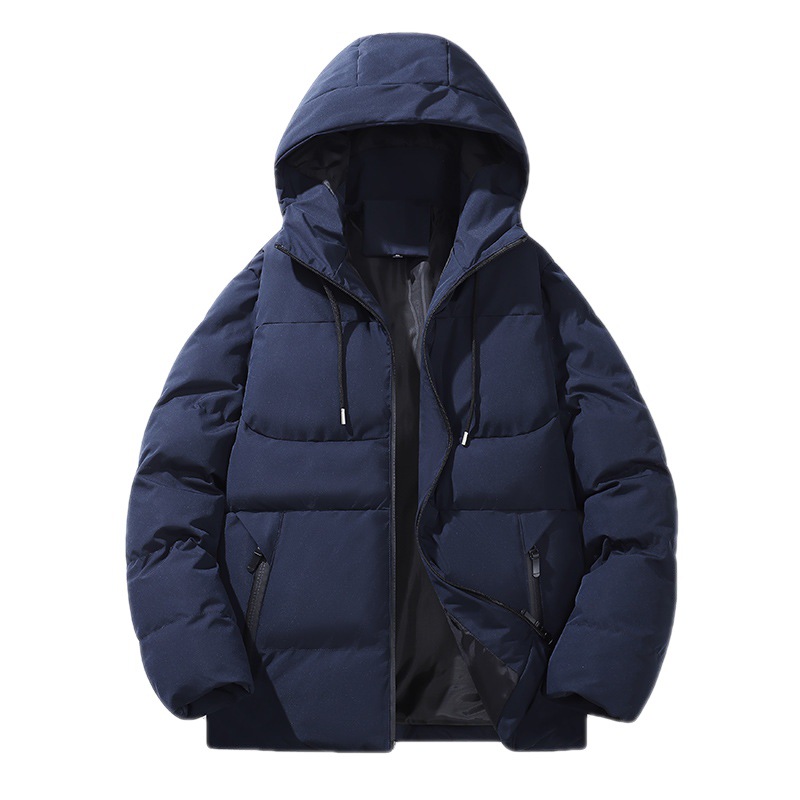 Outono e inverno masculino novo casual jaqueta de algodão com capuz moda engrossado quente solto jaqueta de algodão_voghion.com