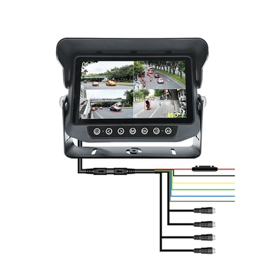 Hd Ahd Blind Spot Front – Car display - 7inch-bsd-141-monitor-4-way-aviation-line