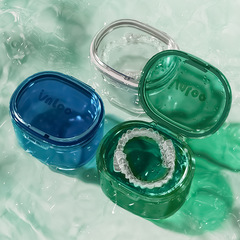 隱形牙套保持器收納盒便攜正畸牙齒矯正器浸泡清洗盒假牙儲存盒子