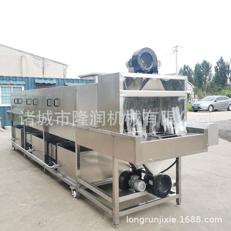 全自动洗筐机托盘去油污清洗机禽肉筐果蔬筐清洗机高压喷淋效果好