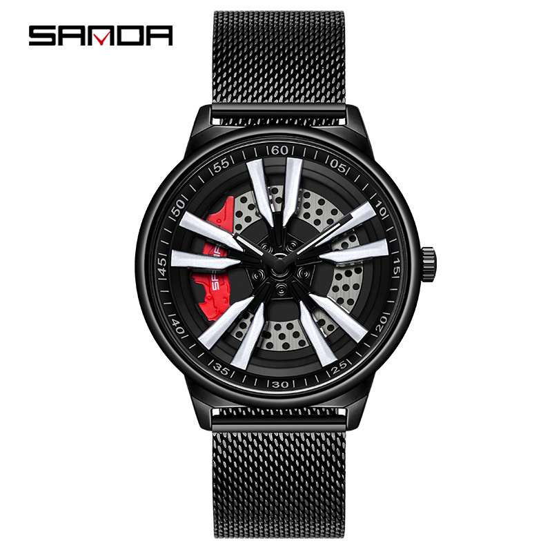 1111 메쉬 벨트 블랙