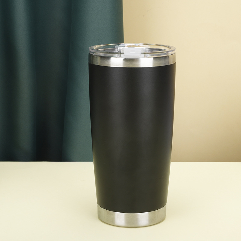 Comercio exterior de gran capacidad taza de helado cerveza taza de café de acero inoxidable doble 20oz taza de coche 304 taza de agua del coche