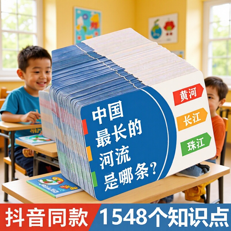 Elementary School Students' Knowledge Energy Tablets, Encyclopedia Knowledge, Fun Idioms, Dragon Poker, Complete Set of Children's Educational Toys