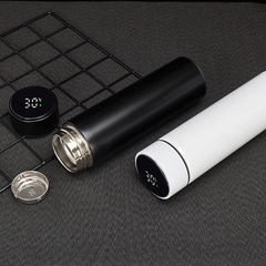 觸摸顯溫304不鏽鋼保溫杯家用智能溫度車載水杯禮品杯刻字印logo