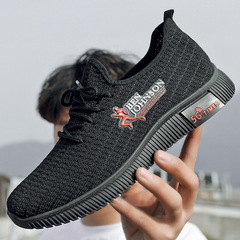 Old Beijing Cotton Shoes Men's 2023 Spring New Leisure Shoes Men's Soft Sole Middle-Aged and Elderly Health Walking Shoes Father's Shoes Wholesale