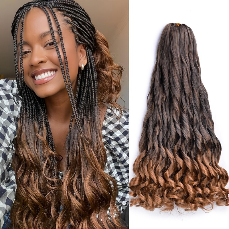 Amazon African European and American French Curly Braiding Hair Wig