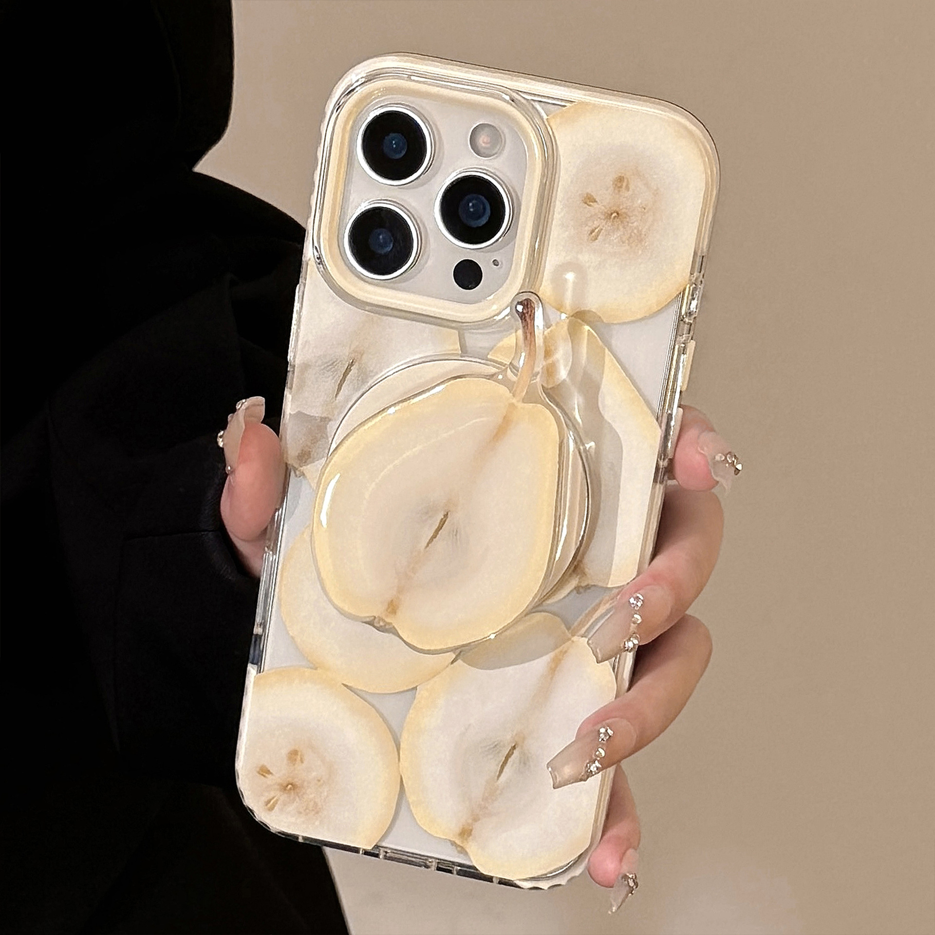 Verano fruta pantalla completa Sydney para iPhone16 funda para teléfono móvil 15ProMax nicho 14/13 pareja 16PM