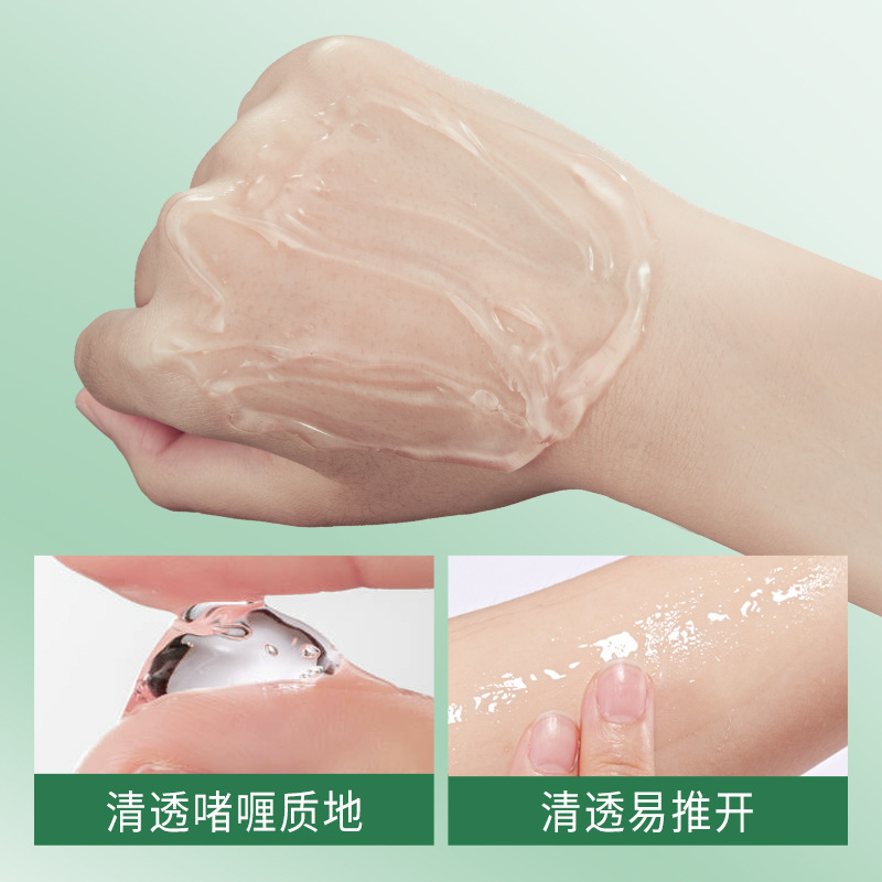 El gel exfoliante de aloe vera superior limpia profundamente la exfoliación de las células muertas viejas, mejora la exfoliación áspera de la piel