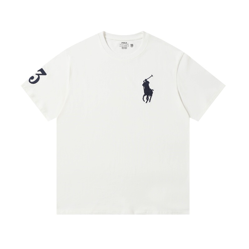 美国Polo ralph lauren拉夫劳伦男士大马标经典纯棉圆领短袖T恤|undefined