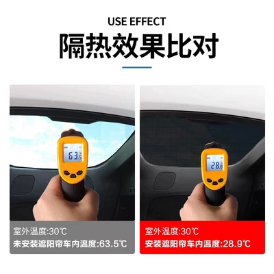 LS6 car curtain, Car curtains