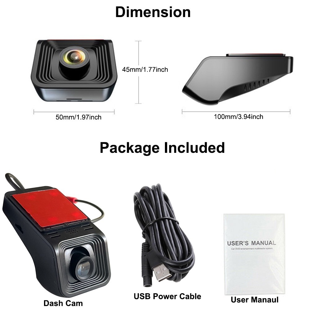 Cross-Border Universal High-Definition Large-Screen Android Navigation Dedicated Adas Hidden USB Digital Dog Driving Recorder