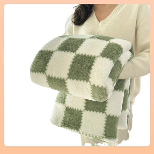 ✅ Flannel Home Throw Blanket Bed Sheet Fleece Double Sided Summer Air Conditioning Cover Blanket Office Blanket Machine Washable Autumn
