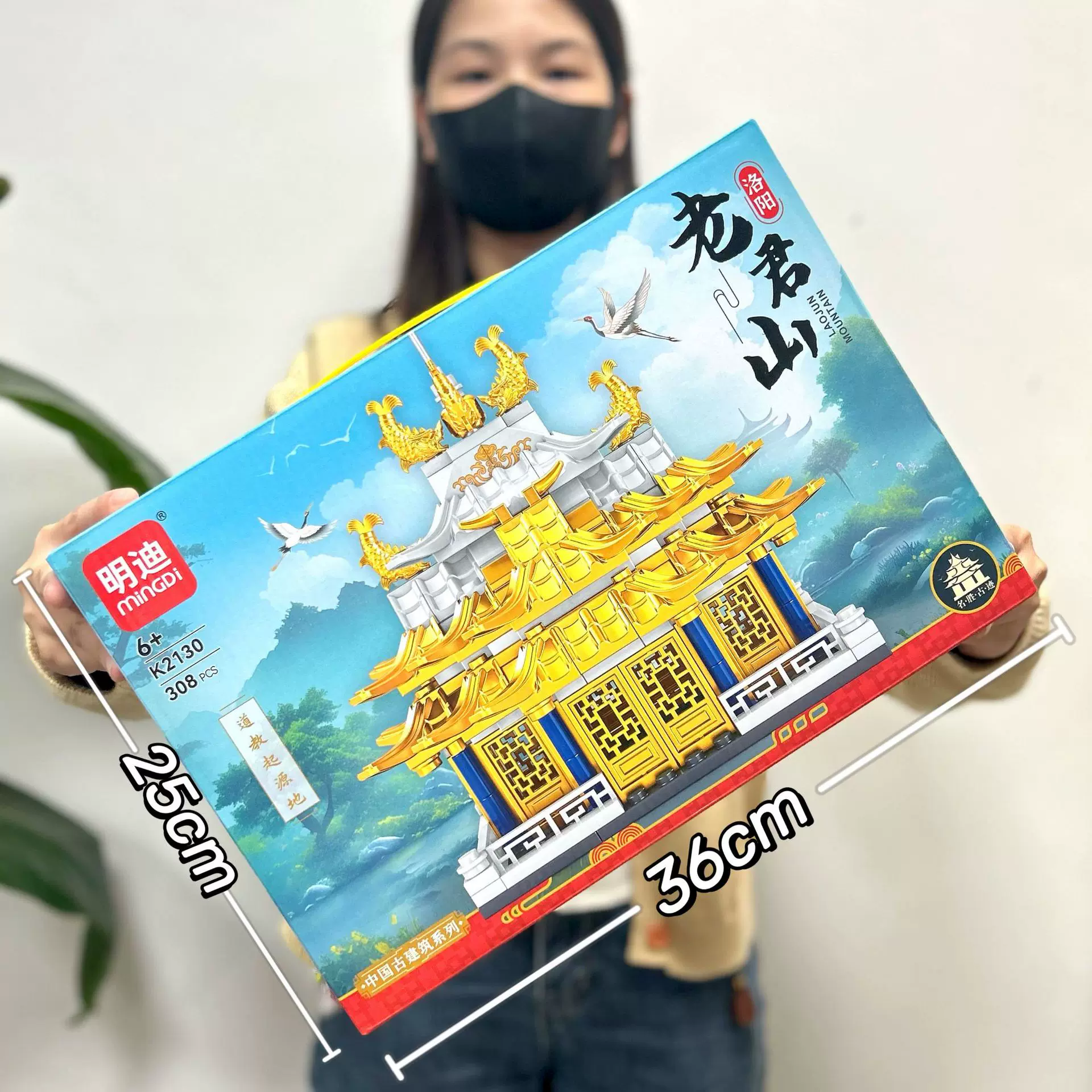 儿童玩具国潮建筑积木兼容乐高益智积木玩具摆件机构积分兑换礼品