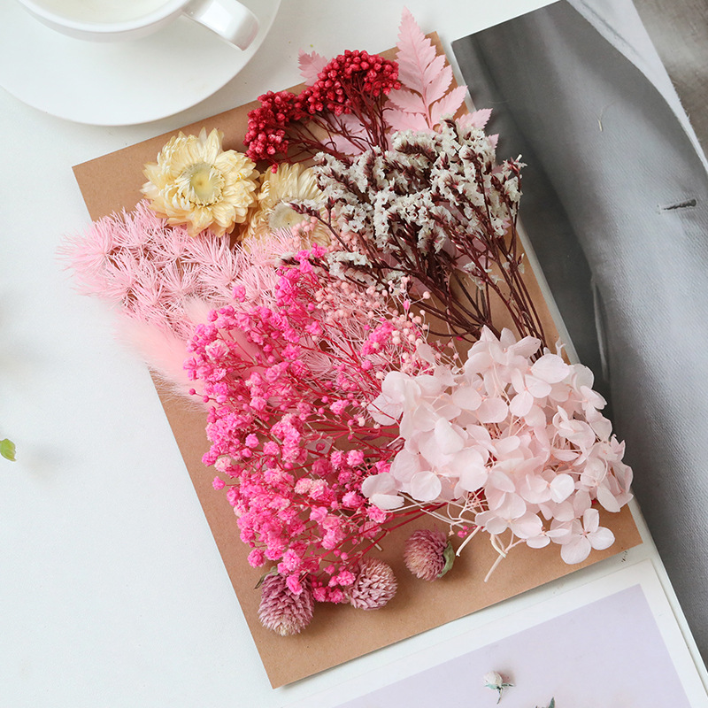 Flor seca flor eterna marco de fotos en relieve paquete de material flotante hecho a mano aromaterapia ventilador redondo actividad salón grupo edificio transfronterizo al por mayor