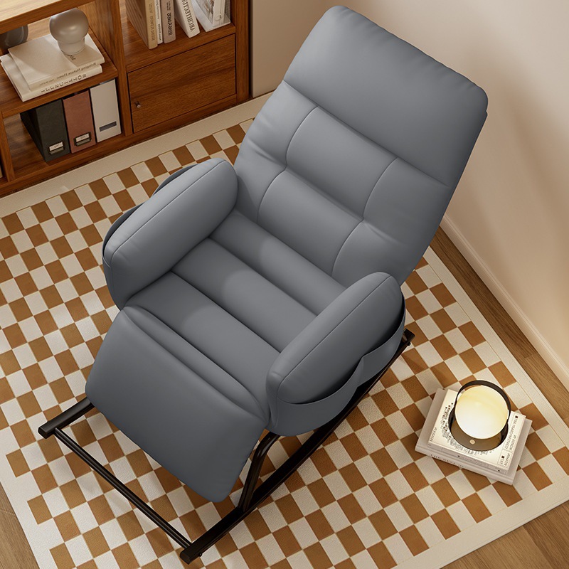 Silla de mecedor silla de ocio para personas perezosas silla de mecedor para dormir silla de ocio para la sala de estar casera silla de mecedor para un solo asiento