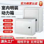 配电箱室内明装动力箱弱电箱消防模块箱300*400电控箱厂家