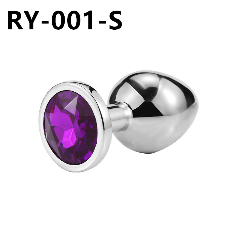 Volver corte metal anal plug adulto hombres y mujeres SM compartir masturbación clímax sexy anal plug adulto suministros pequeño mediano grande