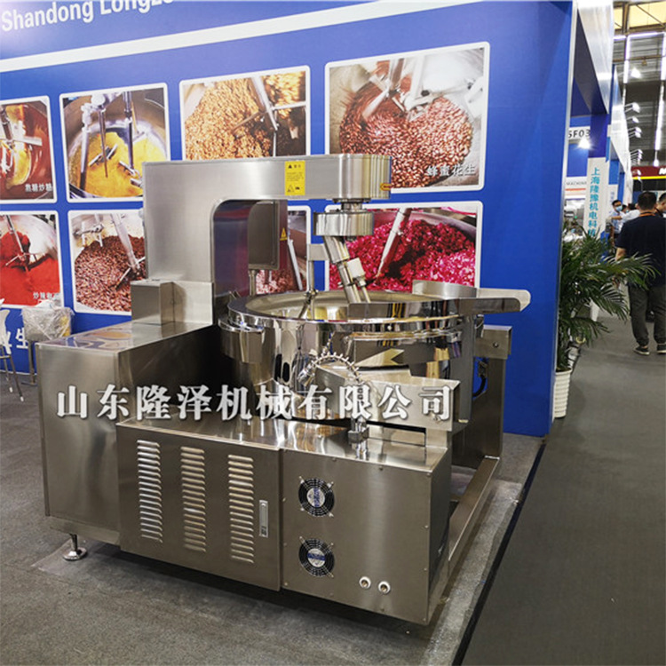 大型火锅底料炒锅  烧烤酱花生酱料料炒锅 多头行星炒锅供应