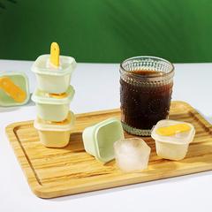 Food-grade popsicle molds, refrigerator quick-freeze ice cube molds with lids, creative ice cube tray molds