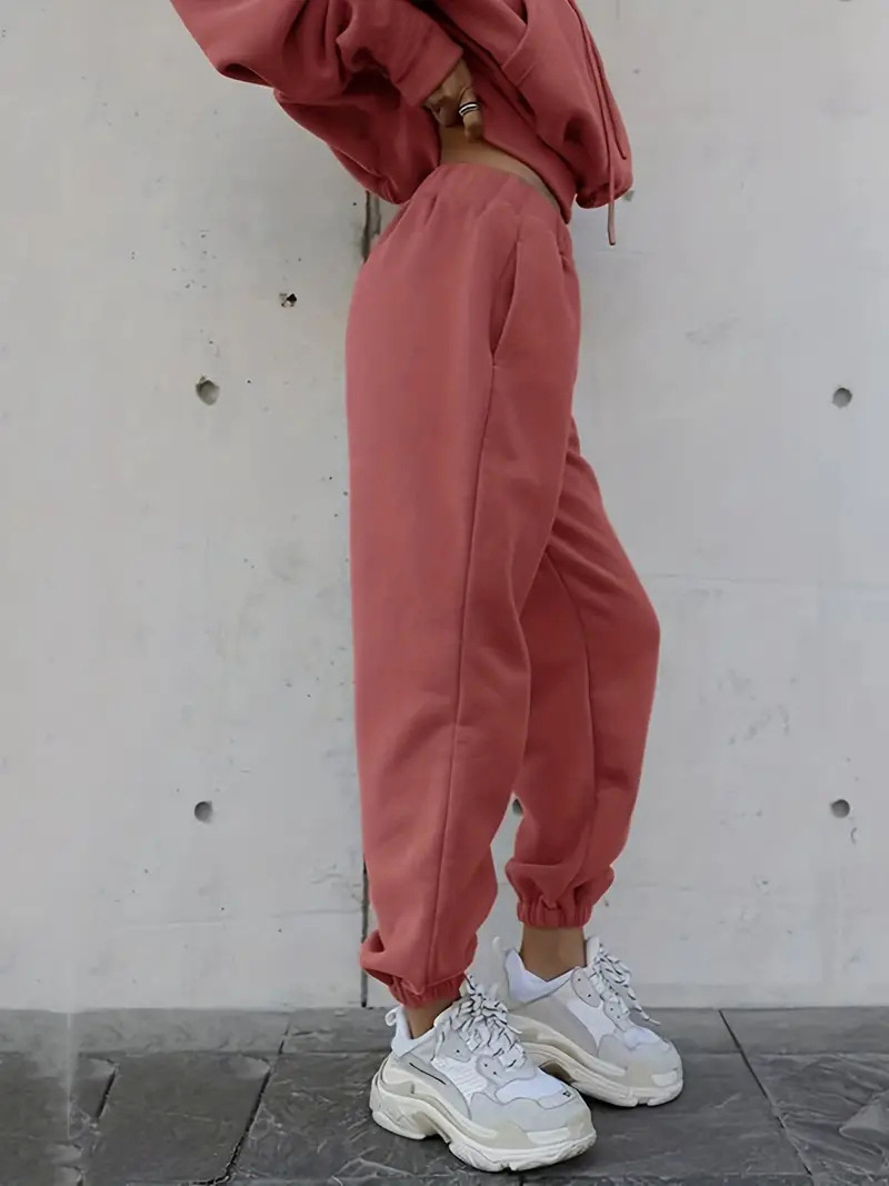 Damen Sweatshirt Und Jogginghose Set Für Sport Und Freizeit_voghion.com