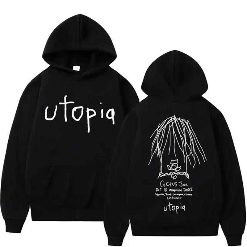 Rapper Cactus Jack Music Album Hoodies Men Women Fashion Hig