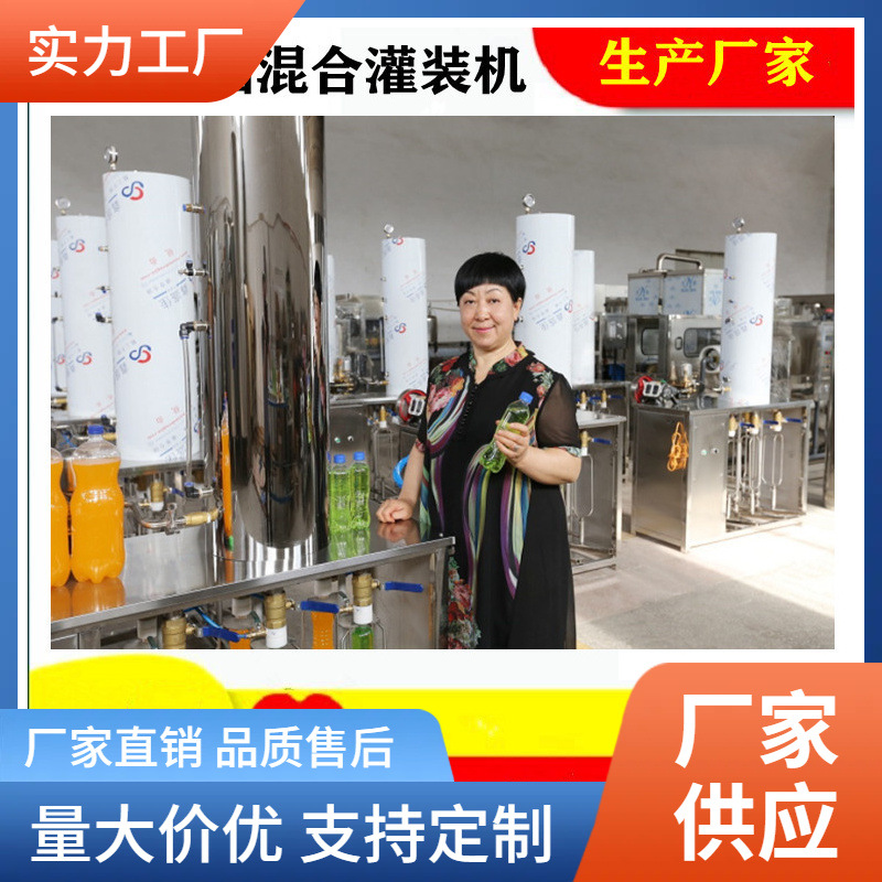 小型饮料灌装机饮料灌装线小型汽水饮料生产设备含气饮料灌装设备