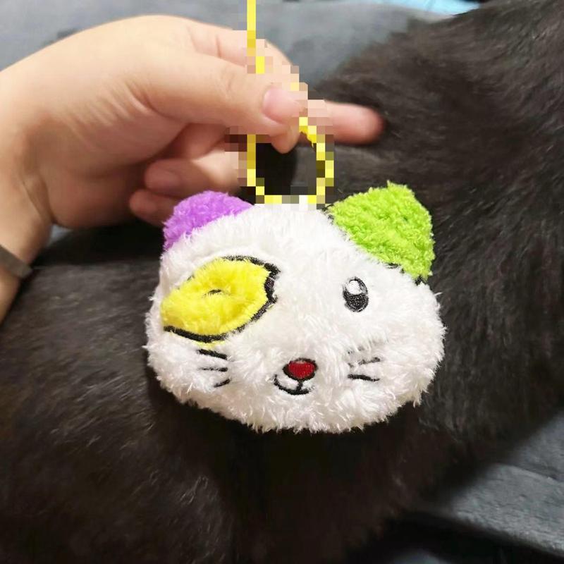 漫画ルシファーキャットバッグペンダントぬいぐるみかわいい猫ぶら下げ車のキーホルダースクールバッグペンダントミニ|undefined