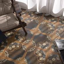 美式复古木纹地板贴纸卧室厨房卫生间防水防滑地砖贴纸客厅瓷砖贴