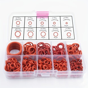 A set of 351 silicone O-ring suit, oil and heat resistant, suitable for automobiles and pipelines, 10 sizes