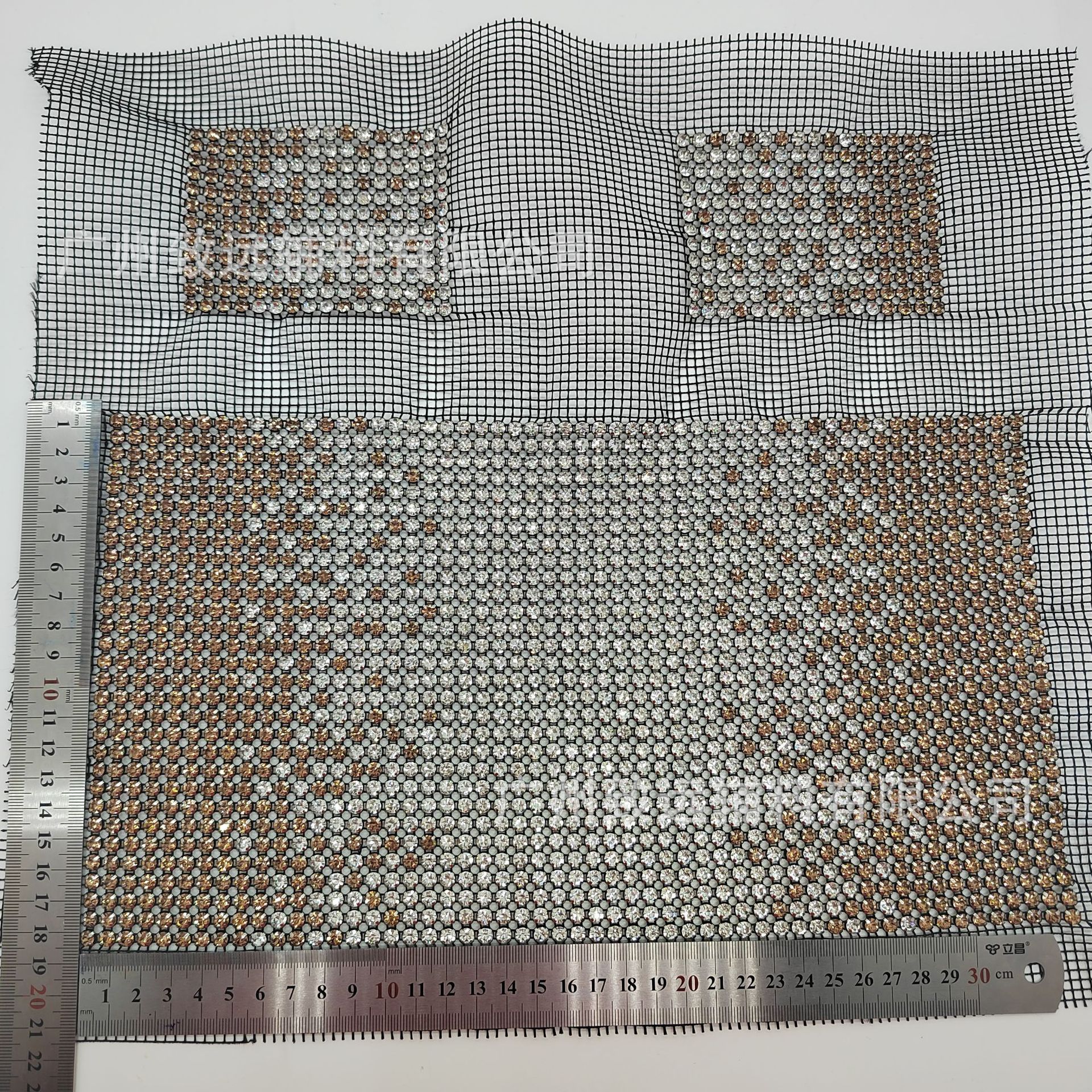 Rey bolsa de malla fila de diamantes Diamante 6mm Internet celebridad pequeña bolsa cuadrada accesorios de diamantes de imitación zapato flor pieza de diamante diseño de procesamiento ventas directas de fábrica
