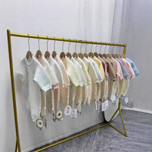 拉比小子 小鱼儿秋季新款婴幼儿连体衣三层保暖夹丝宝宝爬服哈衣