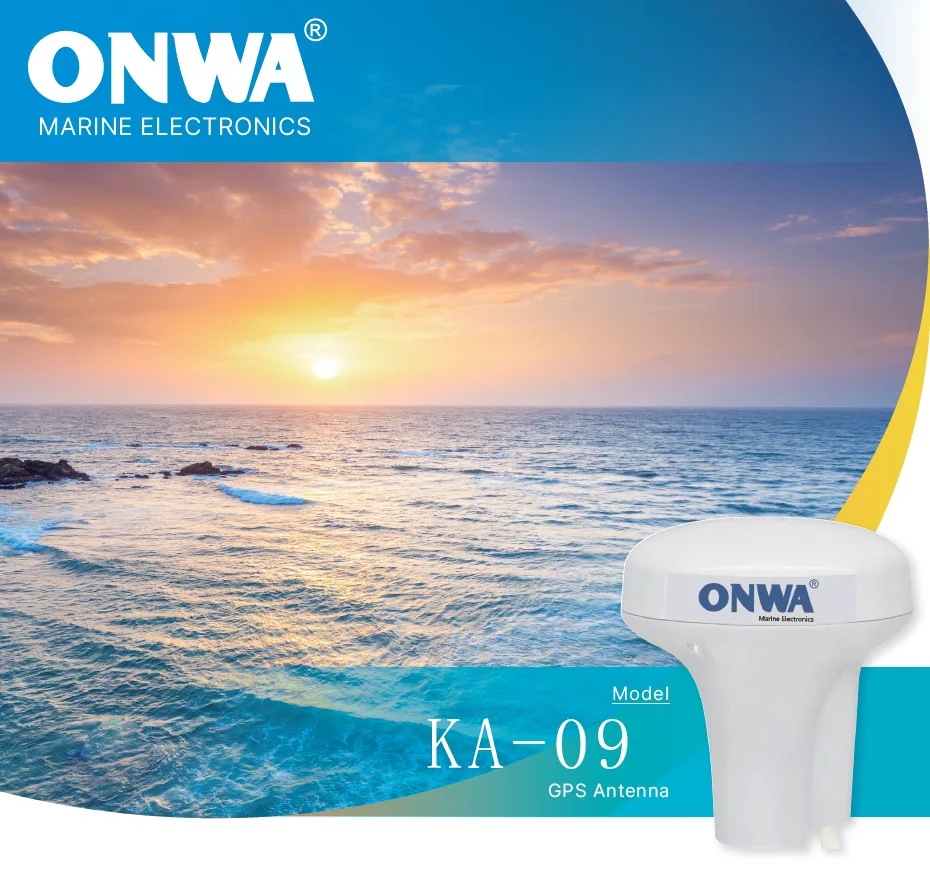 The New Onwa Ka-09 Marine Gps Antenna Ka-09 Gnss Antenna Gnss Antenna Can Accurately Locate