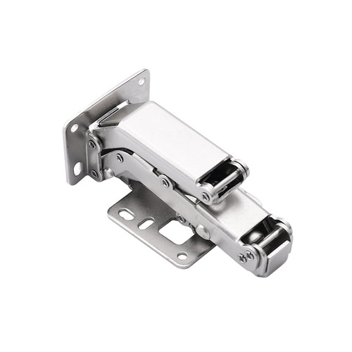 170° hole-free frog hinge cabinet door damping wardrobe hinge cabinet arch bridge spring folding hardware accessories