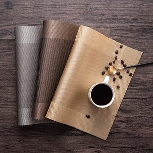European-Style Western Placemats, Restaurant Table Mats, Heat-Insulating, Anti-Scalding and Waterproof Tableware Mats, Non-Food-Contact Plate Mats