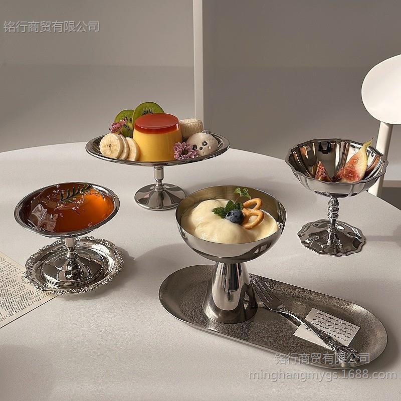 304 Stainless Steel Tall Dessert Cup Ice Cream Pudding Custard Bowl Ins Style High-Looking Popular Ice Cream Cup 304 Stainless Steel Tall Dessert Cup Ice Cream Pudding Custard Bowl Ins Style High-Looking Popular Ice Cream Cup
