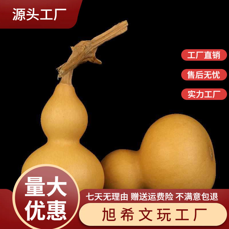 文玩小葫芦把件带龙头紫皮男手捻手盘玩把玩挂件摆件迷你天然