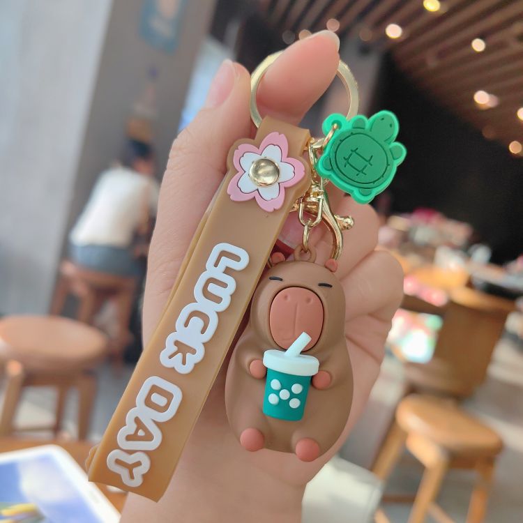 50g Weight Bag Pendant, Keychain Classification 1 Piece Quantity Daily, Street Occasion PVC Material Cartoon Character Pattern Unisex Gender Cute Style 1 Piece Cute Cartoon Character PVC Unisex Bag Pendant Keychain 9