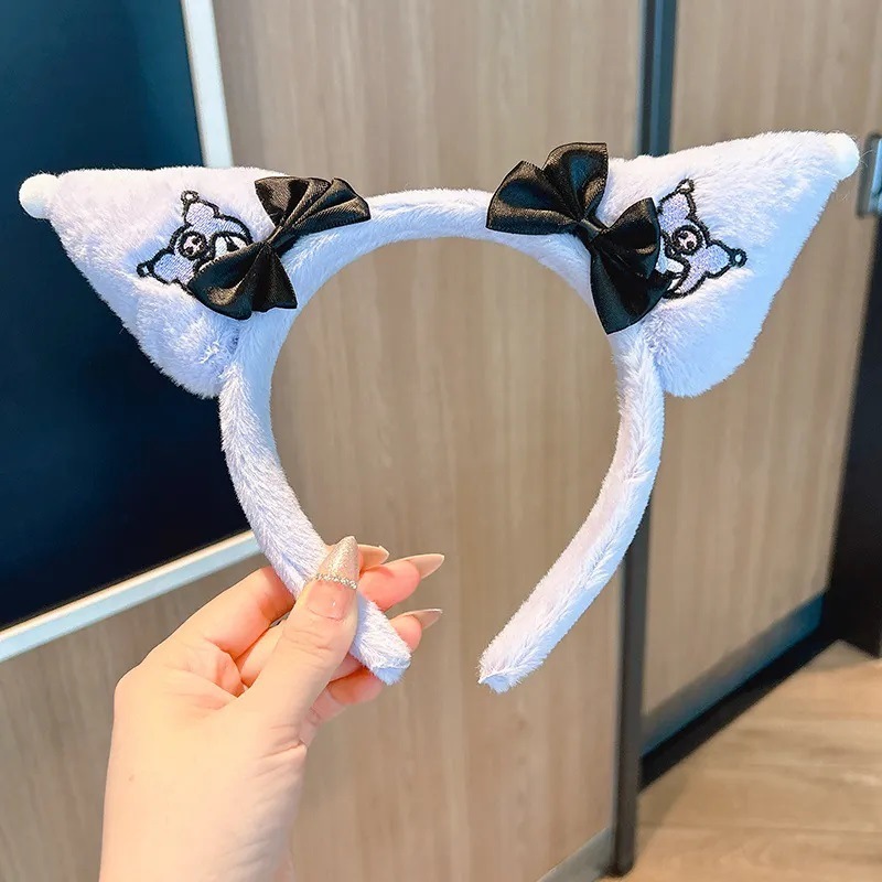 可爱卡通搞怪扭扭棒库洛米发箍女创意三丽鸥压发头箍丑萌洗脸发饰|undefined