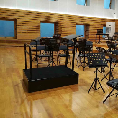 Cultural Center Podium Spectrum of Taiwan Music stand Symphony Orchestra Chorus Podium music Command Site Spectrum of Taiwan Manufactor