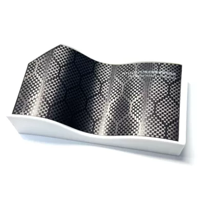 Auto Color Change Film Electroplated Color-Changing Film for Car - pet-matte-electroplating-honeycomb-tungsten-steel-gray-152m17mroll-supports-slitting