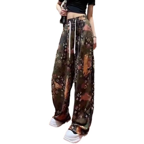 2024 Spring and Summer New Versatile Casual Pants Yamamoto Pants Slimming, Loose, Casual Home Personality Hot Girls