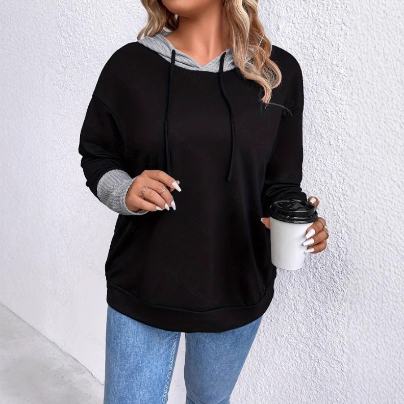 (Cross-border trading), long-sleeve with hood, European style, oversize