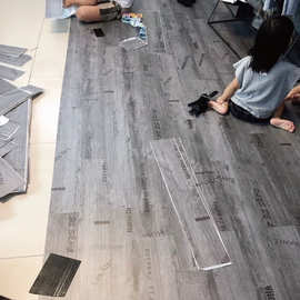 QT5K批发地板贴自粘pvc地板革加厚耐磨服装门面店铺地面翻新粘贴