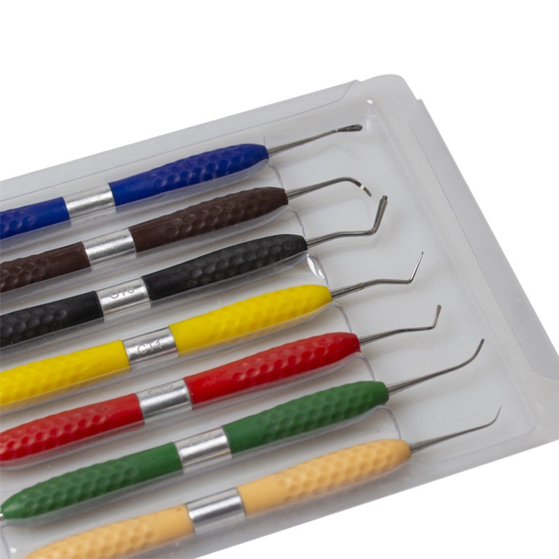 Kit de Resina Dental para Comercio Electrónico Transfronterizo, Kit Estético de Resina, Cuchillo para Resina, Recortador, Juego de Instrumentos Orales